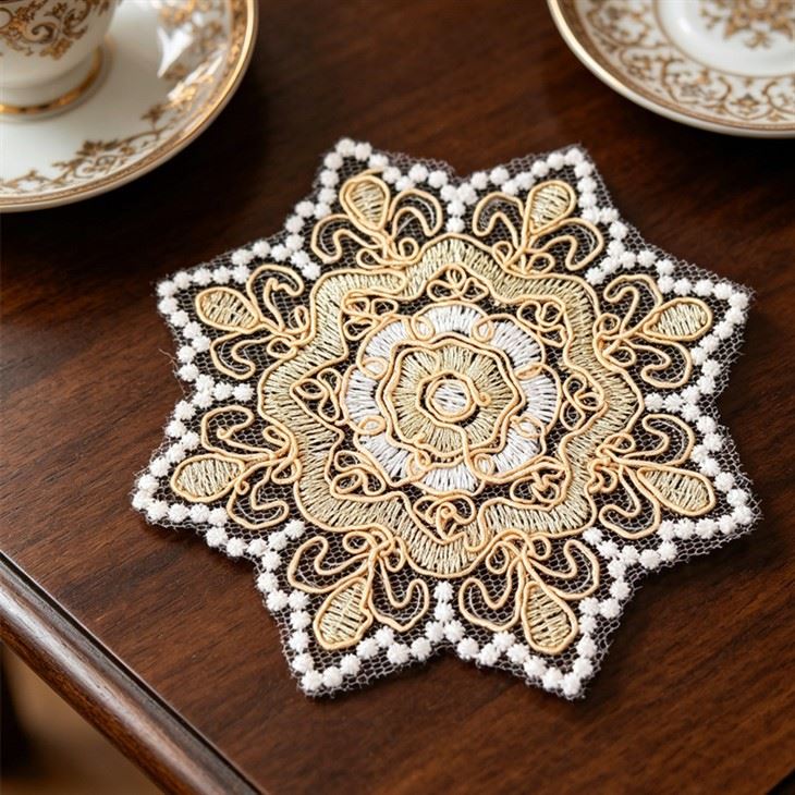 Embroidery Table Place Mat Coasters